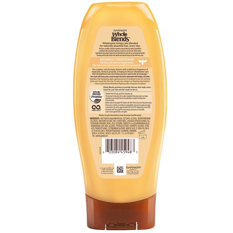 Whole Blends Honey Treasure Conditioner 22 floz back